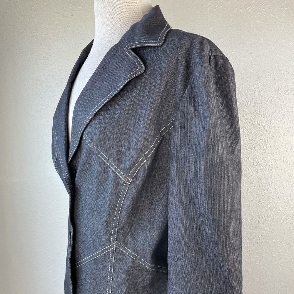 NWT Bandolino Matching Denim Jacket & Midi Skirt - Picture 6 of 16